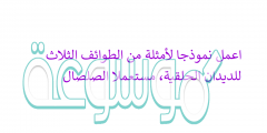 اعمل نموذجا لأمثلة من الطوائف الثلاث للديدان الحلقية، مستعملا الصلصال