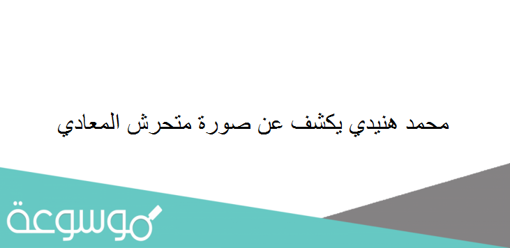 محمد هنيدي يكشف عن صورة متحرش المعادي