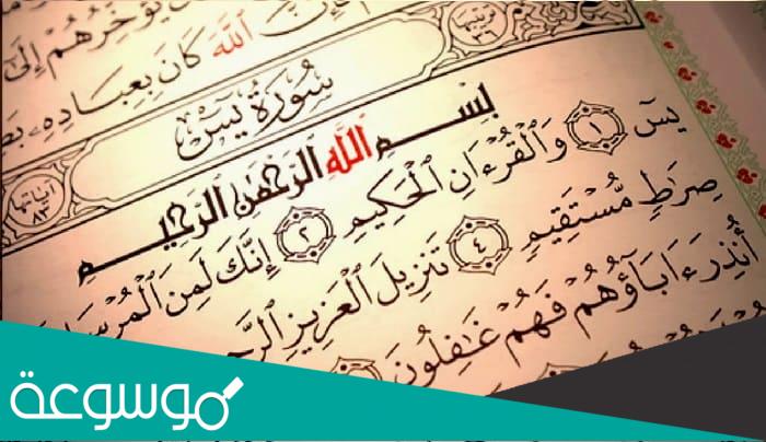 وقفات تربوية من سورة يس