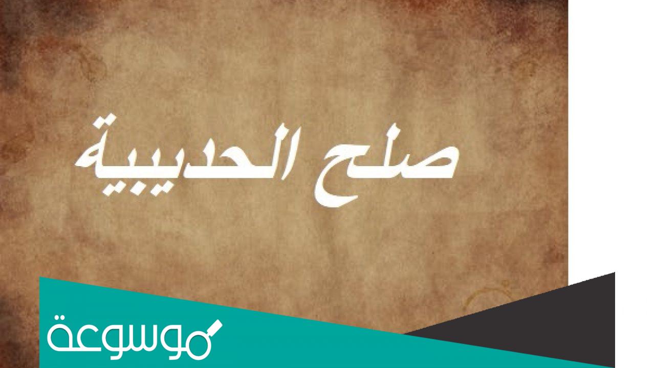 كم مدة الهدنة التي اتفق عليها في صلح الحديبية